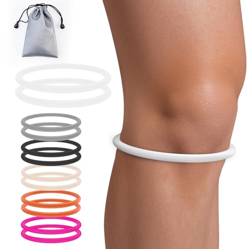 teyy 2PCS Patellar Tendon Support Strap for Knee Pain Relief (White) - color: White