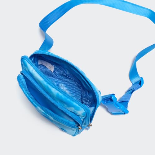 Pander Nylon Crossbody Belt Bag with Excess Strap Keepers, 6-Pocket Adjustable Sling Fanny Pack for Travel and Everyday Carry, Cloud Blue - color: Cloud Blue