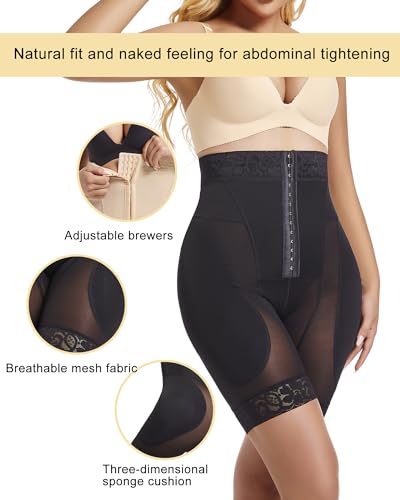 VENDAU Butt and Hip Enhancer Shapewear - Women's Butt Pads and Hip Enhancer - color: Black, size: Medium