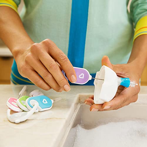 Munchkin® Details™ Bottle and Cup Cleaning Brush 4 Piece Set with Key Ring,(Pack of 12) - size: 4 Piece Set (Pack of 12)