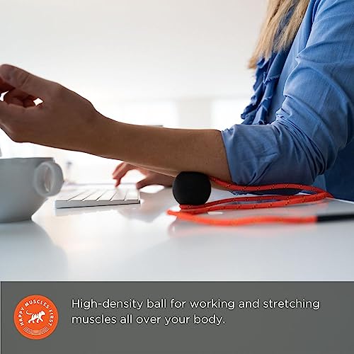 Tiger Tail Tiger Ball 1.7 Foam Roller Ball + 50”+ Corded Rope – Deep Tissue Massage Ball: Feet, Legs, Neck, Back – Trigger Point Massage Therapy – Relieve Muscle Soreness – Muscle Recovery - style: 1.7 Foam Roller Ball