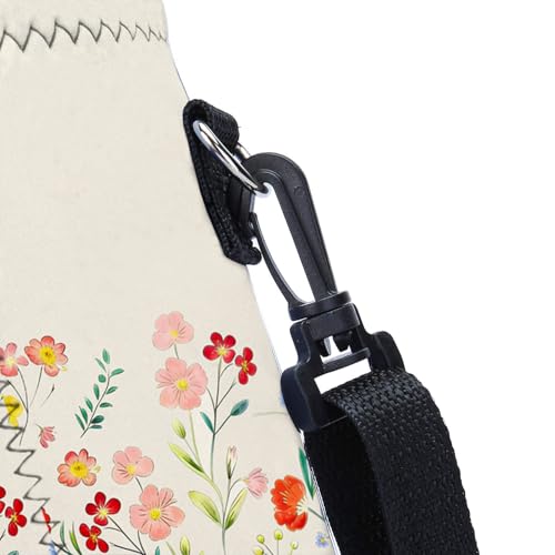 AMARY 750ML Neoprene Water Bottle Carrier Bag with Adjustable Shoulder Strap,Insulated Water Bottle Cover for Stainless Steel/Glass/Plastic Bottles 24OZ (AM-24-750-4) - color: AM-24-750-4