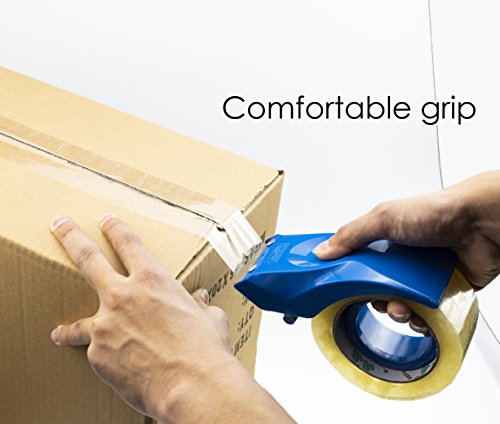 Easy-Mount 2 Inch Tape Gun Dispenser Packing Packaging Sealing Cutter Orange Handheld Warehouse Tools