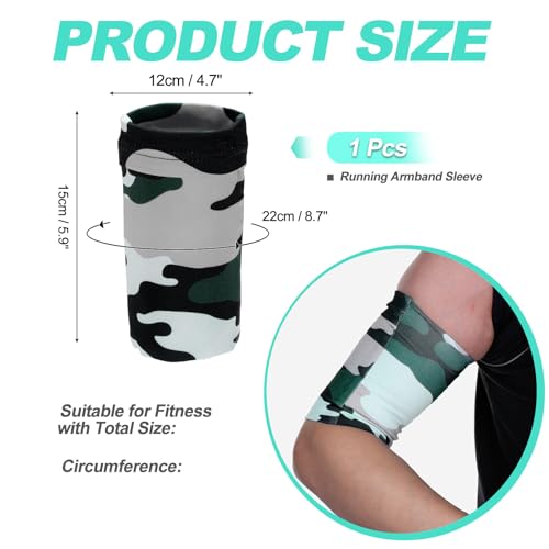 Cell Phone Armband Sleeve, Universal Sports Arm Band Camouflage - color: Camouflage