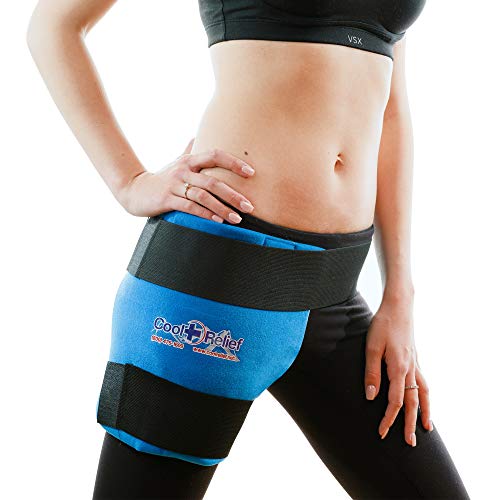 CoolRelief FlexGel - Versatile Gel Ice Pack Wrap for Knee, Shoulder, and Hip - Medical Grade Reusable - Advanced Cold Therapy (11" x 12" - Single Pack)