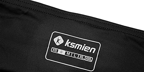 Ksmien Women's 2 in 1 Running Shorts with Liner Phone Pockets - color: Black, size: X-Large