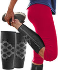 Sparthos Calf Compression Sleeves, Shin Splint Relief Men, Women - Black-M - color: Midnight Black