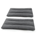 Microwave Heating Pad 6 x 12 Heating Pad Microwave, Microwave Bean Bag Heating Pad for Neck and Shoulders, Moist Heat Pack Pillow Warm Compress for Muscles, Joints, Abdomen (Dark Gray) - 2 Pack - color: 6 X 12" Dark Gray - 2 Pack