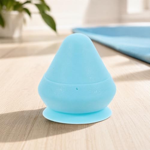 Portable Silicone Muscle Massage Ball with Suction Base for Neck Shoulder Back and Waist Relief Self-myofascial Release Tool for Deep Tissue Relaxation and Muscle Tension Release