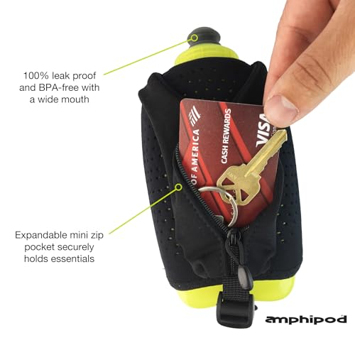 Amphipod Hydraform Ergo-Lite Handheld Water Bottle, Insulated - 10.5 oz - color: Blue, size: 10.5 Ounces