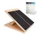 Wooden Slant Board, 5-Angle Adjustable Calf Stretcher, 16.5x12 in, 350 lb