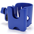 Accmor Stroller Cup Holder, Universal Cup Holder for Walker Wheelchair Bike Scooter, 360° Rotatable Stroller Cup Holder Attachment Walker Wheelchair Accessory - color: Cup Phone Holder-Blue