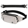 WATERFLY Small Fanny Pack Crossbody Lightweight Waist Bag for Woman Man - color: Beige