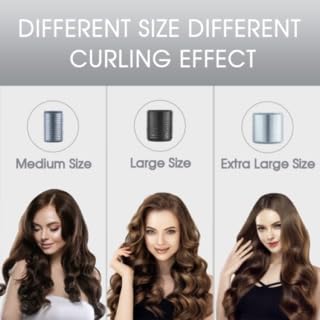 26 pcs Self-Grip Ceramic Thermal Hair Rollers for Women Blowout Look - color: Black