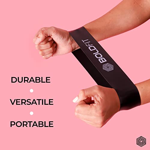 Boldfit Resistance Bands Mini Loop Set, Multicolor, Pack of 5