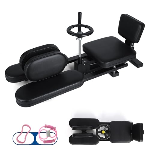 EVERYAMTE Leg Stretcher, Heavy Duty Steel Split Machine for Flexibility Training, 300LBS Leg Stretch Machine, Durable and Easy to Install Home Stretching Equipment, Improve Flexibilit