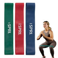 SPRI Mini Loop Bands Kit, Set of 3 - Light, Medium, Heavy Resistance Bands for Lower Body Workouts, Toning Muscles, and Exercise - size: (Pack of 3)