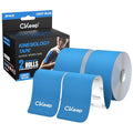 CKeep Kinesiology Tape, Uncut Elastic Athletic Tape 2 Rolls, Light Blue