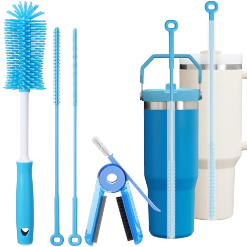 XANGNIER Water Bottle Cleaner Brush Set for Stanley Tumbler 40 oz/30 oz Cup - size: 4 pack
