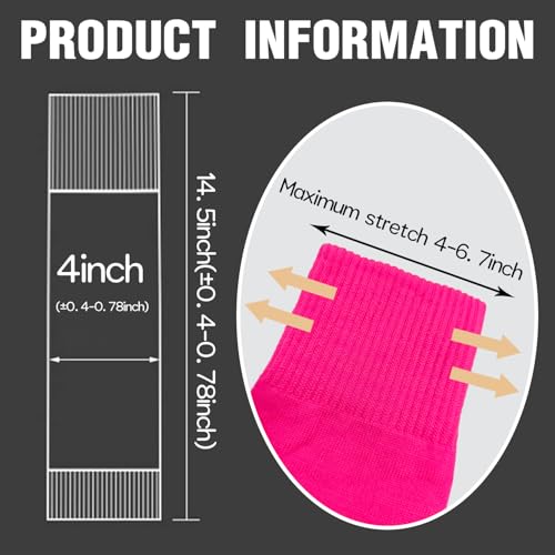 2 Pack Pro Soccer Leg Sleeves Socks/Compression for Calf - over the calf,ootball, baseball, basketball,rugby - color: Pink