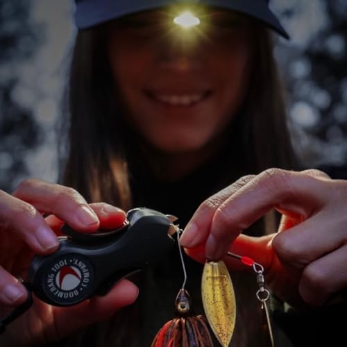 LED Hat Light - POWERCAP Baseball Cap with Light Built in - LED Cap Visor Light with Bright Headlight and IPX4 Rating - color: 3.0 Manta 2-pack