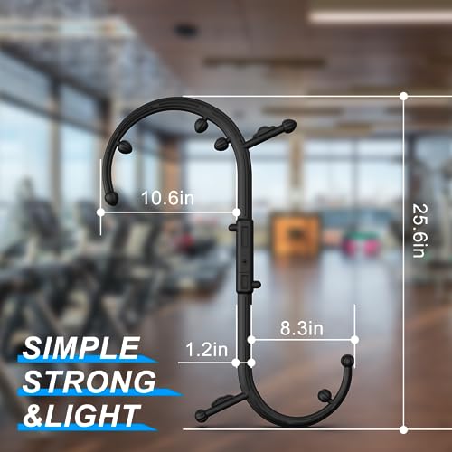 Back Massager Stick, Trigger Point Massage Tool, Massage Cane with Dual Hook Design, Muscle Knot Remover, Pressure Point Massage Tool, Deep Tissue Massage Hook for Neck, Shoulders & Back Muscle Hook