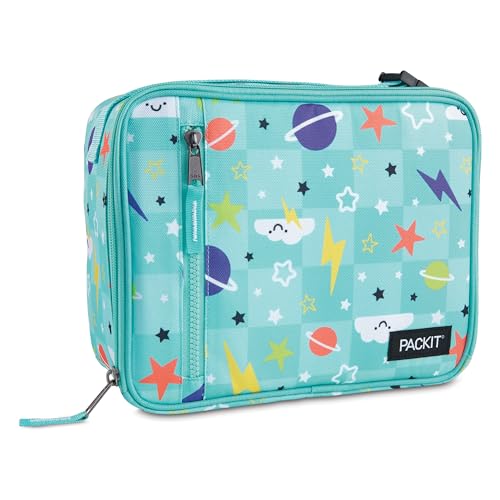PackIt Freezable Classic Lunch Box, Happy Clouds - color: Happy Clouds