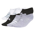 adidas Women's Superlite Super No Show Socks 6 Pairs - color: White/Black/Grey/3