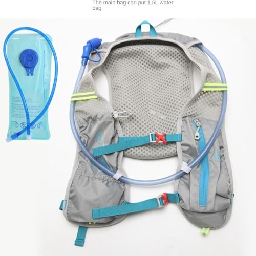2L Marathon Hydrating Backpack Breathable Ultralight Hiking Hydration Vest Nylon Multifunction Water Vest for Running Cycling(Orange)