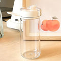 Clear Sports Water Bottle，Leak Proof Re-Usable Flip Top Plastic Drinks Bottles for Outdoor Sports, Office, Gym, Cycling - Clear 20 oz - size: 20 Ounces