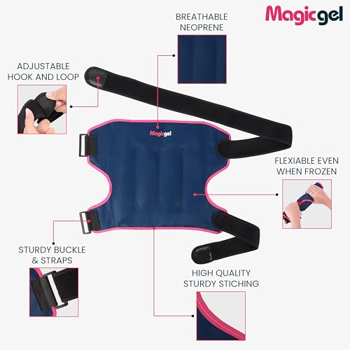 Magic Gel Extra Large Hip Ice Pack Wrap - Reusable Cold Pack for Hip Bursitis, Hip Replacement Surgery and Hip Flexor Pain. Hip ice wrap for Inflammation, Swelling and Hip Pain Relief - style: Extra Large Hip Ice Pack