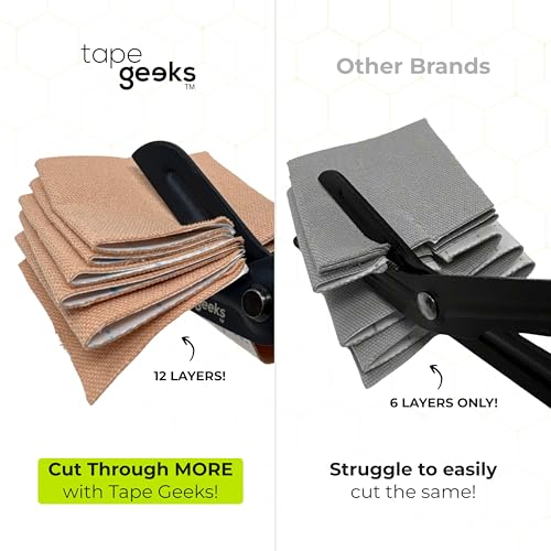 TapeGeeks Medical Scissors, Trauma Shears, Bandage & Athletic Tape Scissors