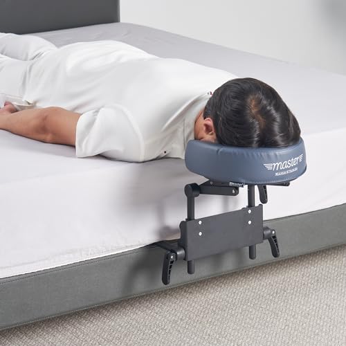Master Massage Home Use Sleeping Mattress Top Massage Kit-Adjustable Headrest Face Pillow Cradle & Face Cushion Support Bracket, Head Rest Support- Eye Surgery Recovery - Cinnamon - color: Cinnamon