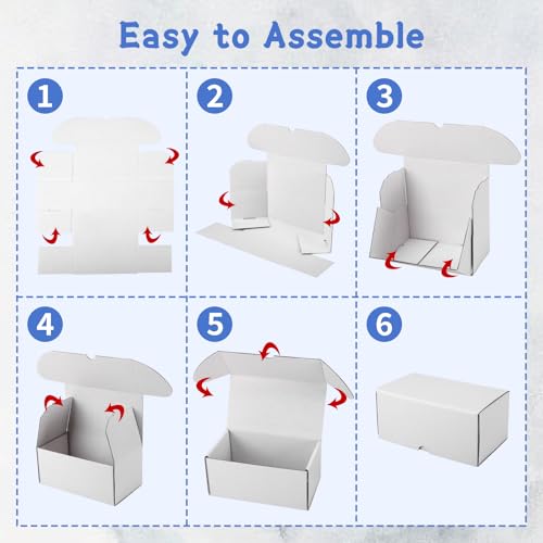 EXYGLO Trading Card Storage Box 25 Pack 700 Count 20pt with Dividers, 14.2x4.1x3.2 Inch Full White Cardboard Card Boxes for TCG/MTG/Sport Cards, Fit 3x4 Toploader Shipping or Storing