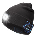 CENSGO Bluetooth Beanie with The Light, Unique Tech Gifts for Men Husband Him Teen, Wireless Headphones for Fishing Jogging Working, Christmas Stocking Dark Grey - color: Dark Grey