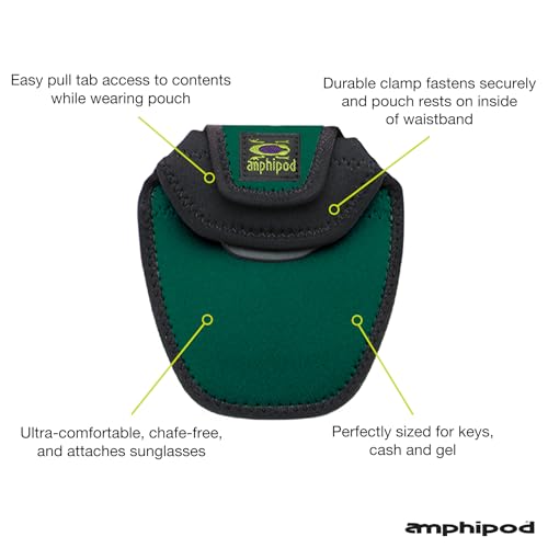 Amphipod Micropack LandSport Lock-On Pouch, Bounce-Free Storage - OS - color: Teal