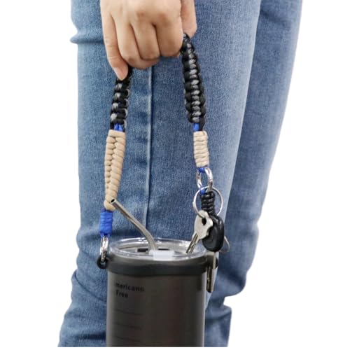 Outman Sport Water Bottle Handle Strap Holder Sling Cup Handle - color: Black