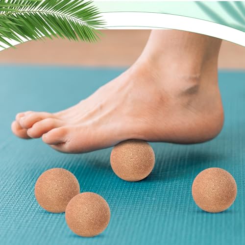 Seenelling 50 Pcs Cork Massage Ball Myofascial Release Therapy, 1.5 Inch - size: 1.5 Inch