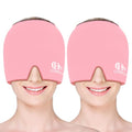 Migraine Relief Cap, Soothing Headache Ice Face Mask Products - color: 2pink