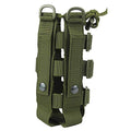 Molle Tactical Water Bottle Holder Pouch Adjustable for 16oz-50oz Bottles - color: Green