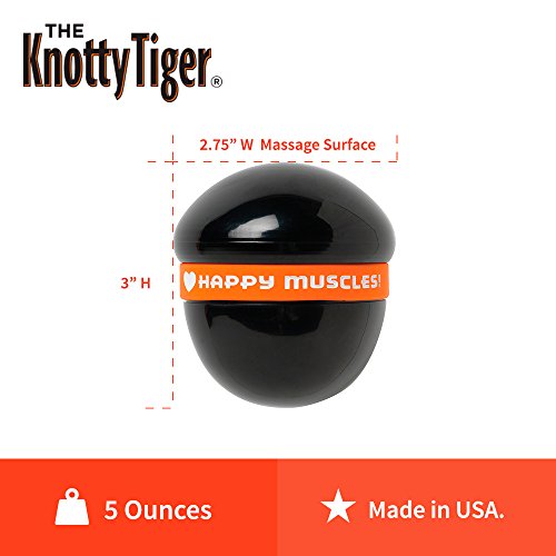 Tiger Tail Knotty Tiger Knot Buster Massage Ball Tool Delivers Elbow Deep Pressure Relieving Hands Fingers Thumbs from Fatigue - size: Knotty Tiger