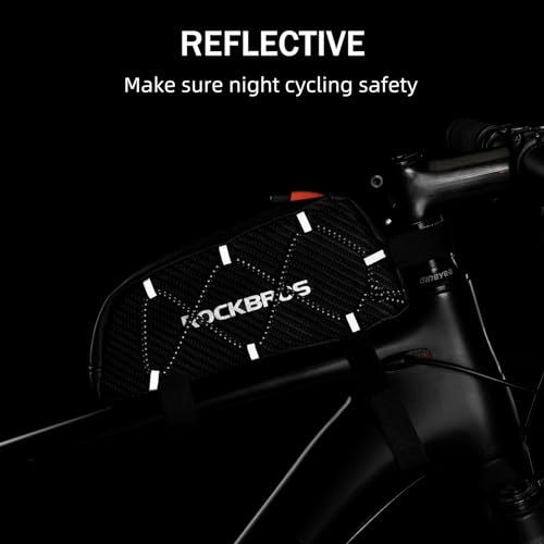 ROCKBROS Top Tube Bike Bag Narrow Slim Design Lightweight Portable - color: STYLE 1