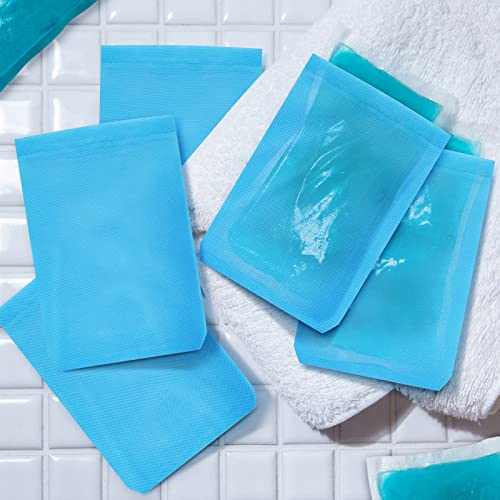 Tatuo 50 Pcs Disposable Ice Pack Sleeves Hot Cold Compress, 5 x 6 Inch - size: 5 x 6 Inch