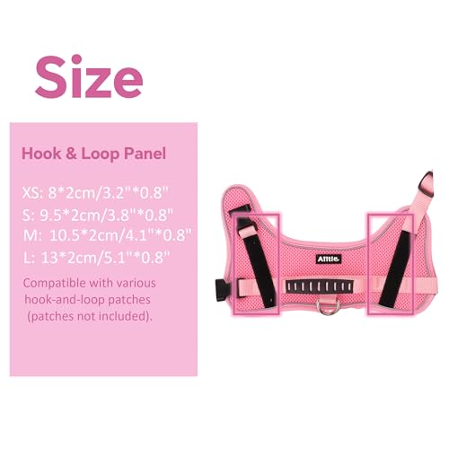 AIITLE No-Pull Dog Harness Reflective Mesh Vest Adjustable, Pink XS - color: Pink, size: XS
