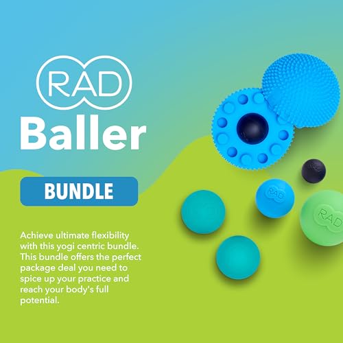 RAD Baller Bundle – Myofascial Release Balls for Full Body Mobility & Recovery, Trigger Point Relief – Includes Rounds (Set of 3), Recovery Rounds (Set of 2), and Neuro Ball Foot Roller - style: RAD Baller Bundle
