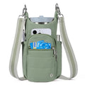 Telena Water Bottle Holder with Strap RFID Crossbody Bags for Women - color: Antique Green