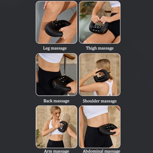 Marvixor Sculpt Roller,Smart 6-Rod 3 Speeds,Full Body Relaxation