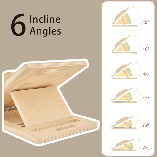 Slant Board with 6 Angles Converts to a Balance Board Premium Calf Stretcher & Wobble Board for Effective Stretching & Squats Exercise with Velour Surface
