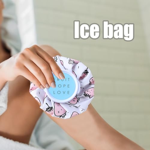 Ice Bags Reusable Lightweight Large Opening Ice Cool Pack - color: White