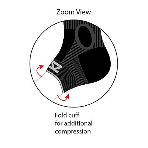 Zensah Ankle/Calf Compression Sleeves- Toeless Socks for Circulation, Swelling for Men and Women